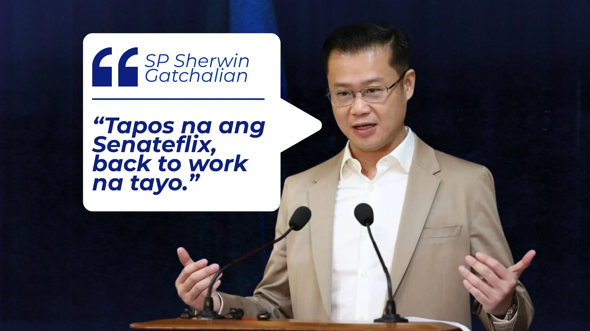 Gatchalian: Oras nang isantabi ang mga alitan at magtrabaho para sa bayan