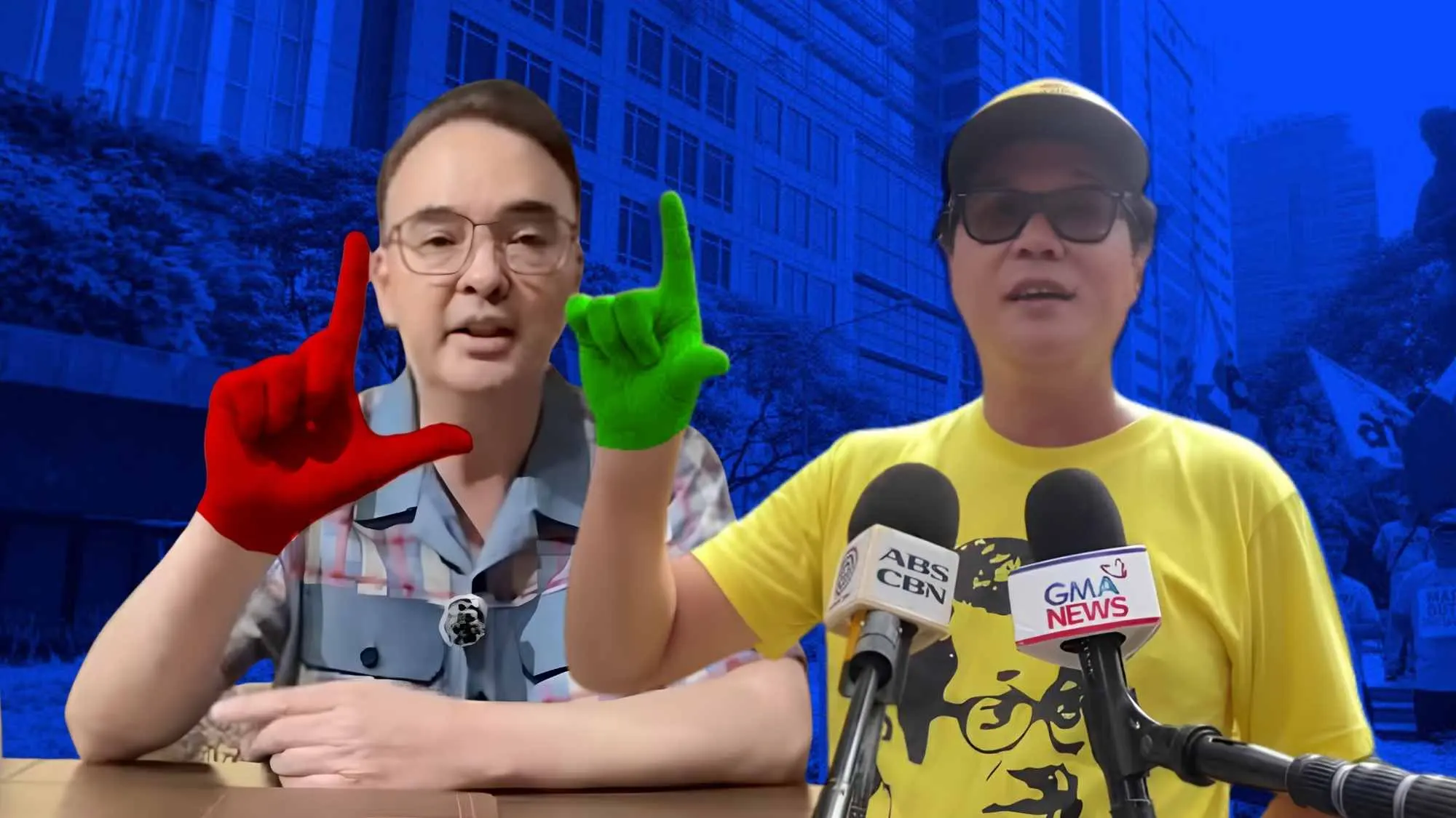 ATOM, tinuligsa ang paggamit ni Alan Peter Cayetano ng Laban sign, paghahambing kay Ninoy Aquino